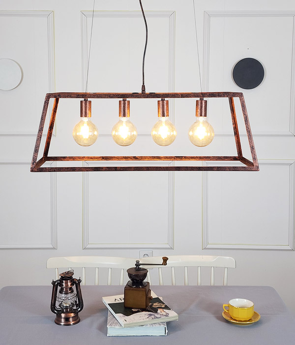 듀엘 4등 LED식탁등 식탁전등