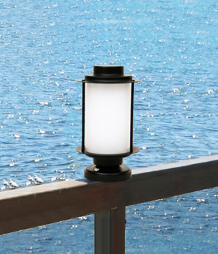 스킨 1등 문주등, 방수 문주등, 외부조명 (25센치 블랙)