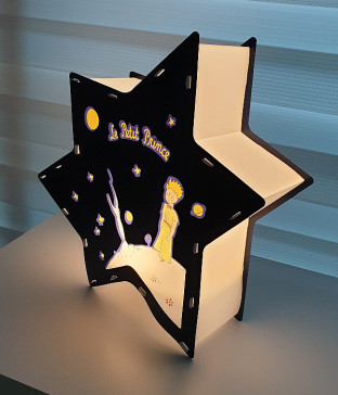 어린왕자 별 취침등, 아이방무드등 LED 2W